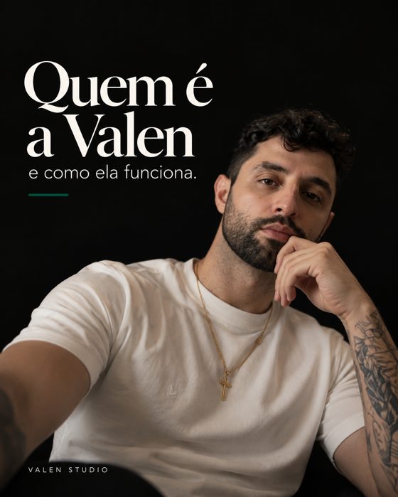 Capa Quem é a Valen com o fundador